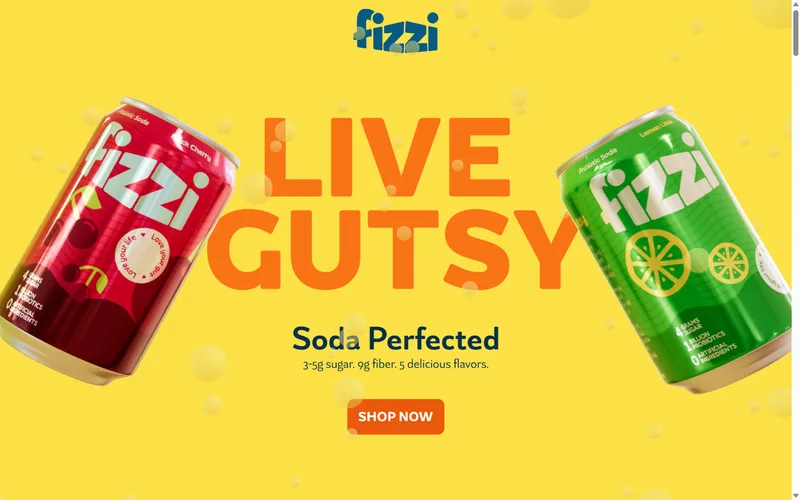 Brand website homepage